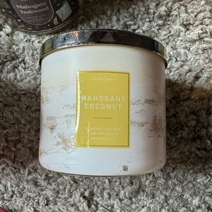 Bath & body works Mahogany Coconut 3 wick candle
